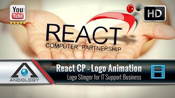 ReactCP Logo Intro 3D Animation / Channel Ident