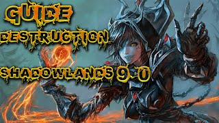 Shadowlands 9 0 Guide Destruction Démoniste DPS Guide! Talents, Cycle!