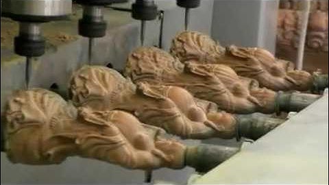 3D 4 Axis CNC Carving machine/ Working video of Carving sculpture