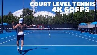 Diego Schwartzman Court Level Practice Australian Open 4K 60Fps