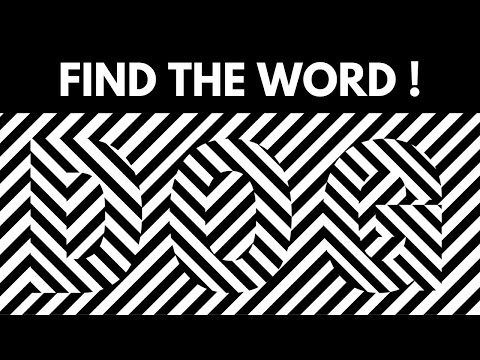 Optical illusion: Which word you can see in THIS image