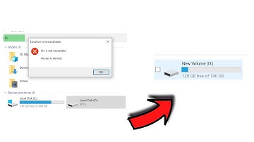 Solve Access is Denied in windows 10