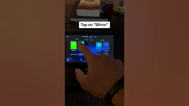 Screen mirror tutorial for 2024 portable carplay #hiehacarplay