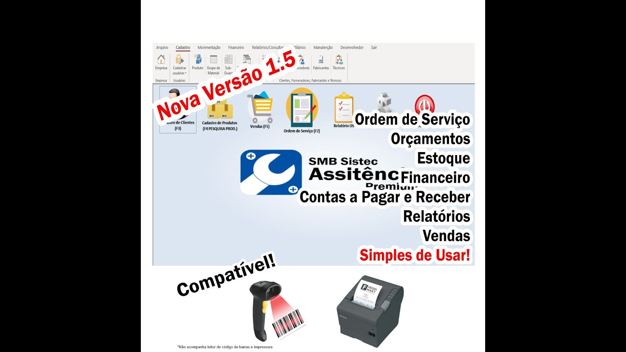 Programa Ordem De Serviço E Vendas E Estoque V3.0