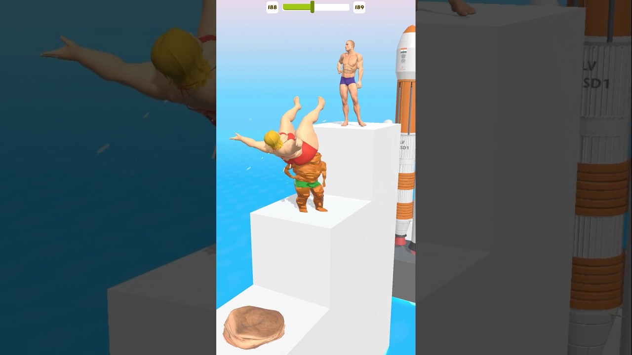 Kukutree fruit & Troll face Reaction Mixed girl jumping game play video 