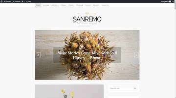 How to add custom logo to Sanremo WordPress theme