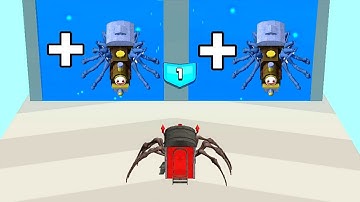 Merge Horror Choo Choo Train - Merge Spider Train Game Part 2