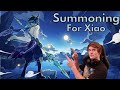 Summoning For Xiao | Genshin Impact Summoning Reaction | This was nuts!