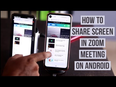 How to Share Screen in Zoom Meetings on Android