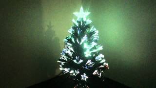 ☆ファイバークリスマスツリー/回転式/60cm
