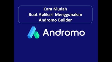 Andromo V3 cara buat apliksi tanpa Coding Andromo V3