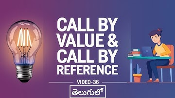 Understanding Call by Value & Call by Reference in C - With Simple Examples in Telugu