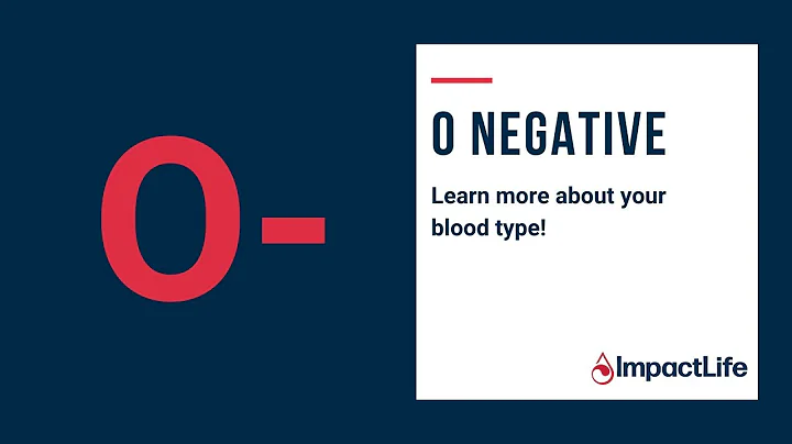 O- is the universal donor! O negative blood type information and top ways to give - DayDayNews