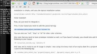 Integrating calendar in Rails