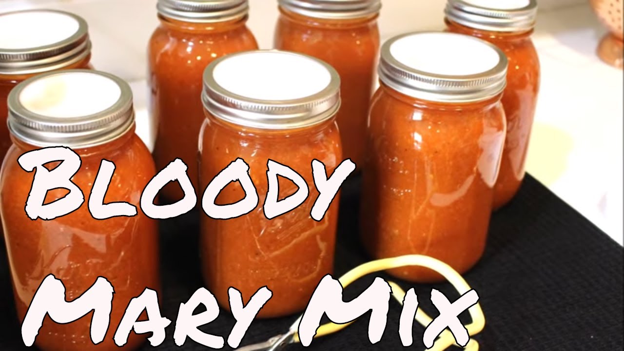Bloody mary mix canning recipe