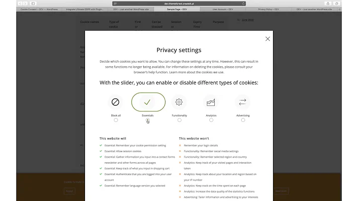 Ultimate GDPR & CCPA for WordPress Video Tutorial