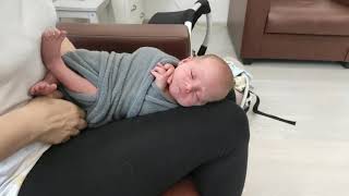 The Process Of New Born Shooting. The Baby Is Only 13 Days Old