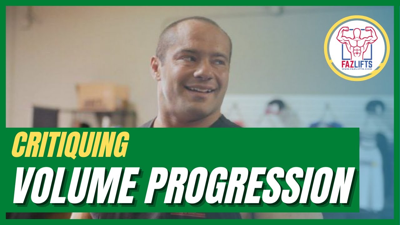 Critique of Volume Progression Within A Mesocycle