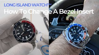 How to Change or Upgrade to a Ceramic Bezel Insert on your Diver - Watch  and Learn #65 - YouTube