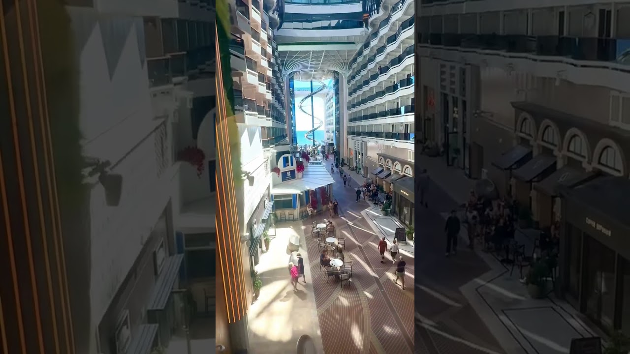 View of the MSC World America World Promenade