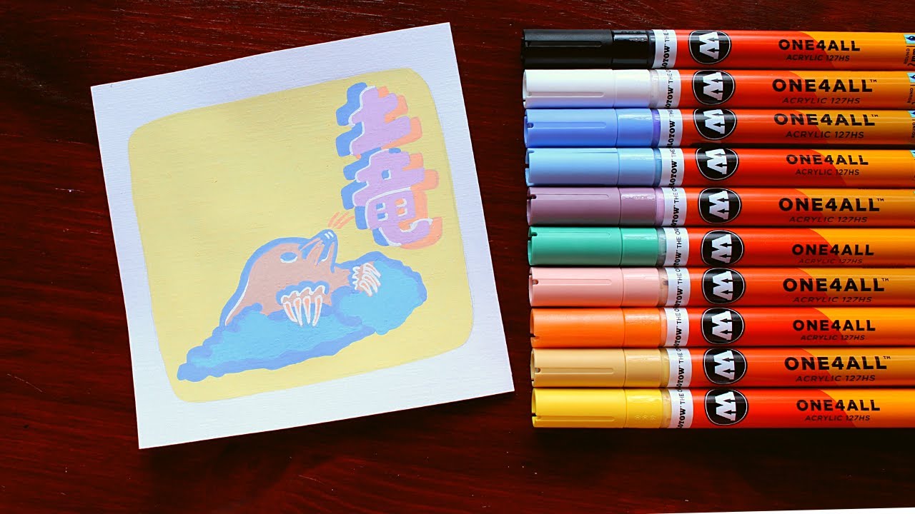 Posca vs Molotow Acrylic Markers