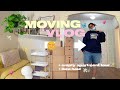 MOVING VLOG!! Getting my first apartment, living alone and packing my whole life!