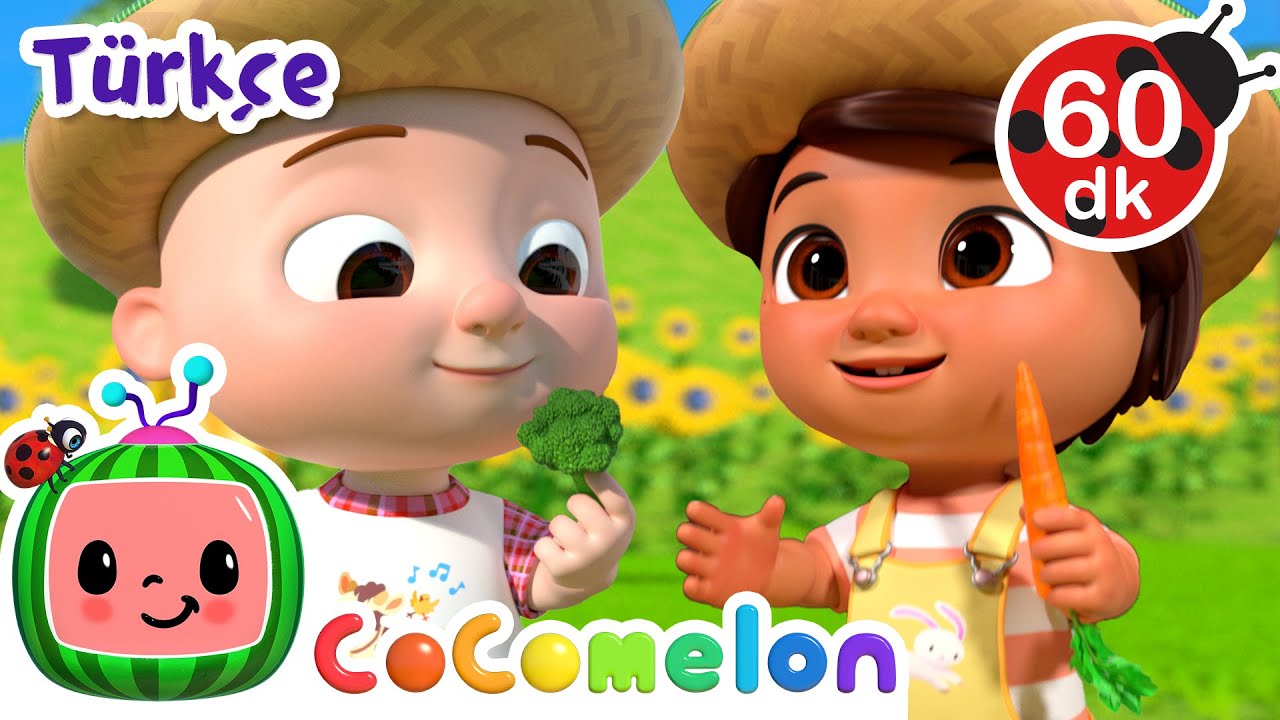 Evet Evet Nefis Sebzeler! 😋 | CoComelon | Çocuk Çizgi Filmleri | Moonbug Kids Türkçe