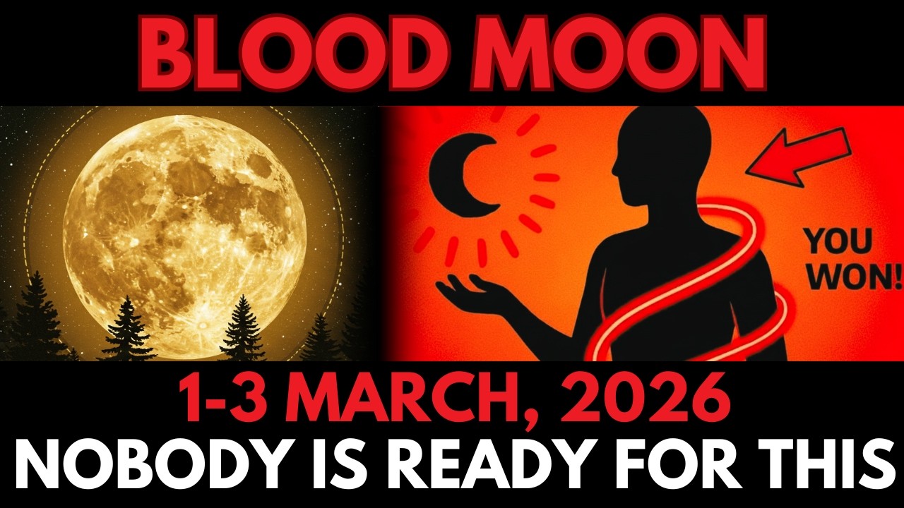 Chosen One ! BLOOD MOON March 3, 2026 – The 5,000-Year-Old Prophecy Is Unfolding NOW!