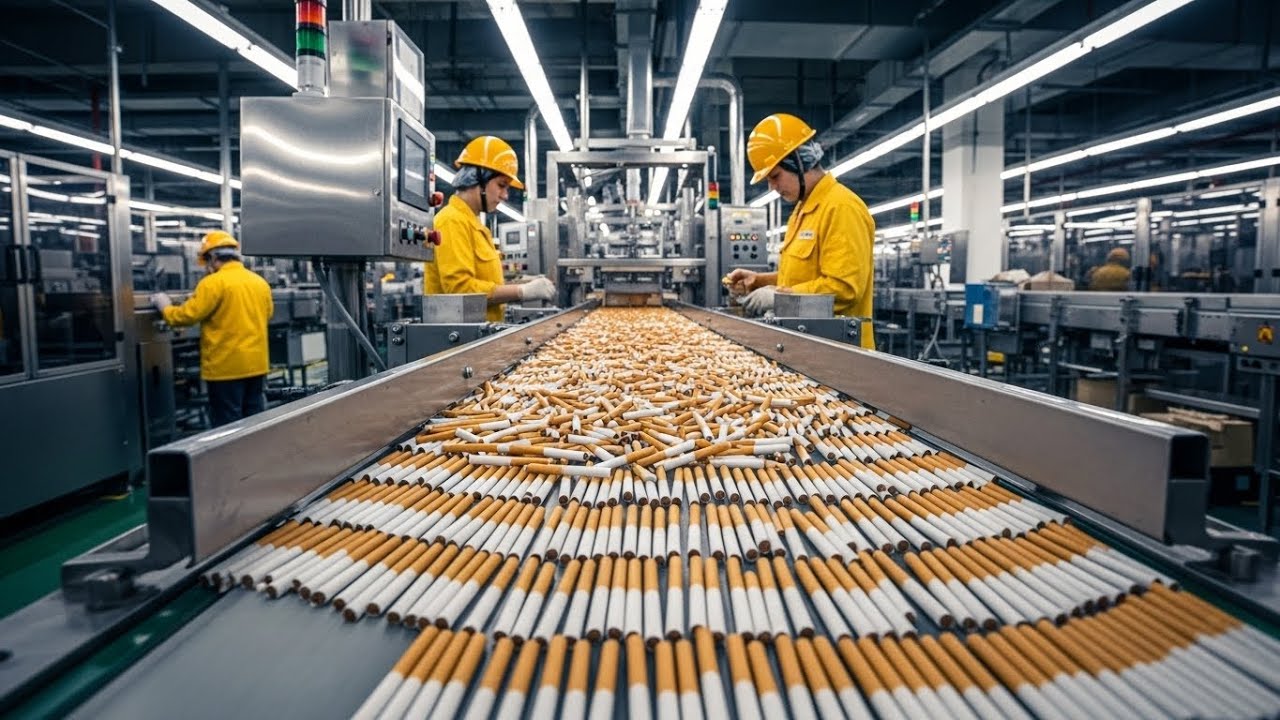 Inside A Modern Cigarette Factory: From Raw Leaf To Finished Pack (Full ...
