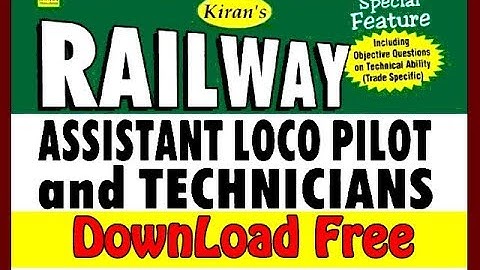 Railway Group D,ALP 2018 Exam Date Preparation Download Free Book