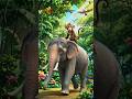 बंदर और हाथी की दोस्ती 🐵🐘✨#shorts #MonkeyStory #ElephantStory #JungleStory #Animalstory #MoralStory