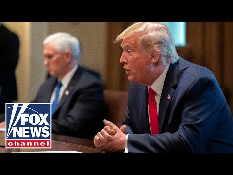 Trump speaks talks coronavirus with governors at FEMA headquarters