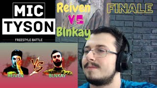 Reazione REIVEN vs BLNKAY - Mic Tyson 2019 (FINALE) | Freestyle Battle REACTION