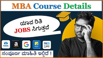 2025 What is MBA course with full information in Kannada MBA Eligibility specialization fees college