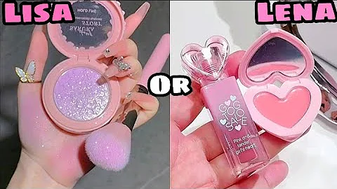Choose Lisa or Lena Makeup Edition | Makeup 💄Edition.. | Lisa vs Lena Choices