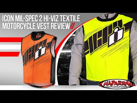 Icon Mil-Spec 2 Hi-Viz Textile Motorcycle Vest Review 