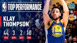 Klay Thompson Scorches The Net From Long-Range | January 21, 2019