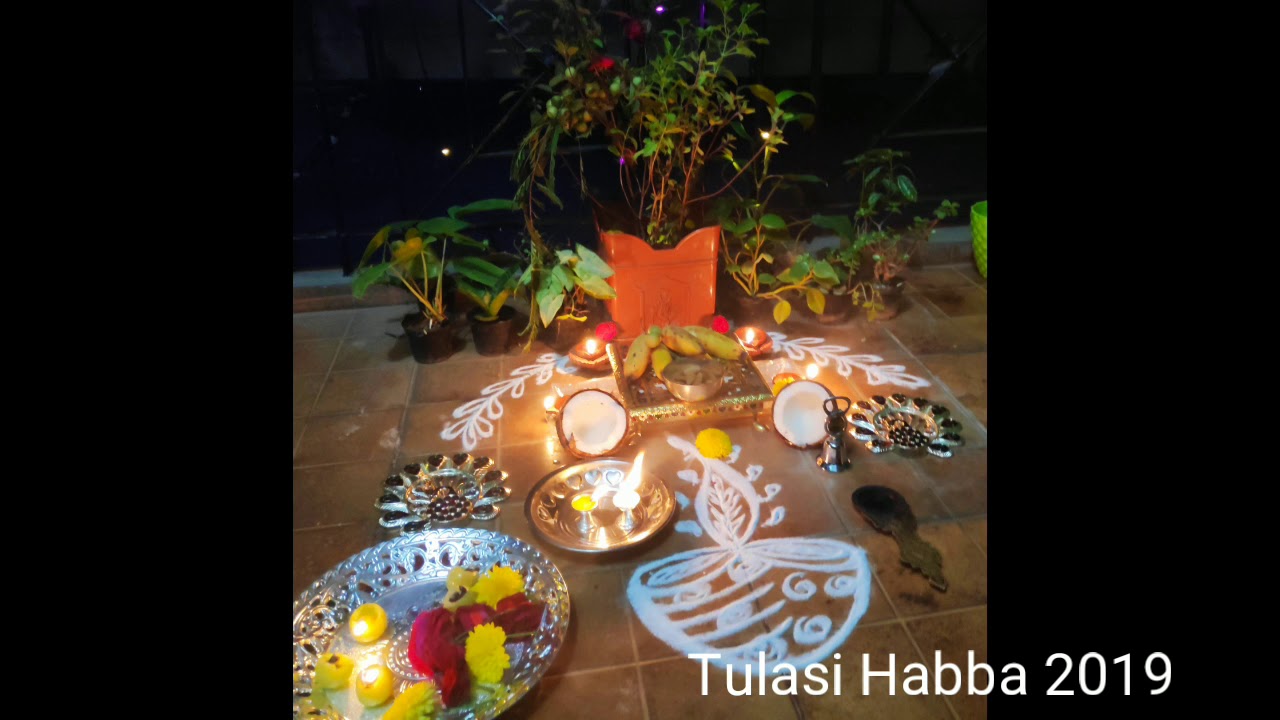Tulasi Habba 2019/ ನಮ್ಮ ಮನೆ ತುಳಸಿ ಹಬ್ಬ/ Indian festival celebration