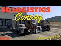 Were loading up the low boys with some heavy stuff sd logistics company convoy