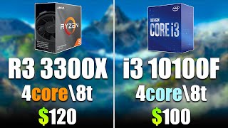 i3 10100F vs. Ryzen 3 3300X | RTX 2060 – Test in 9 Games