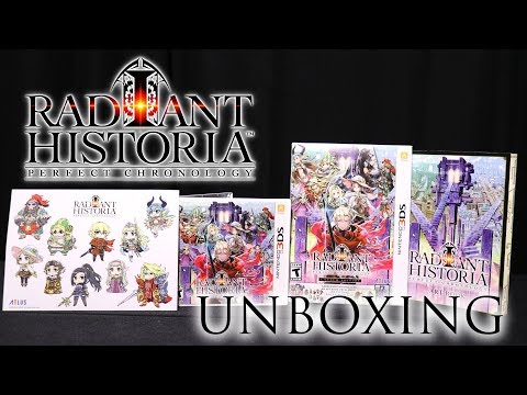 Radiant Historia: Perfect Chronology Launch Edition Unboxing