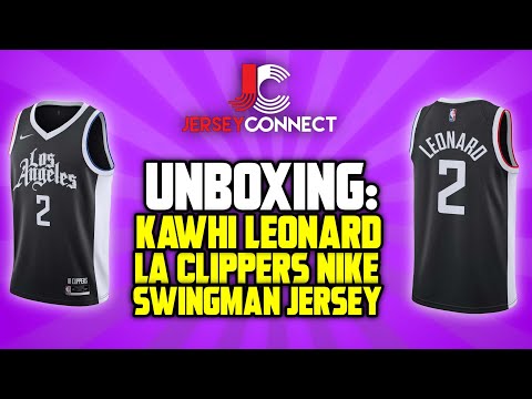 UNBOXING: Kawhi Leonard Los Angeles Clippers Nike Swingman Jersey, City  Edition