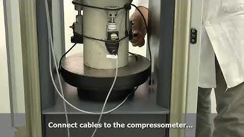 How to determinate Elastic Modulus on concrete cylinder according to EN 12390 13