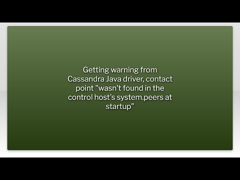 Getting warning from