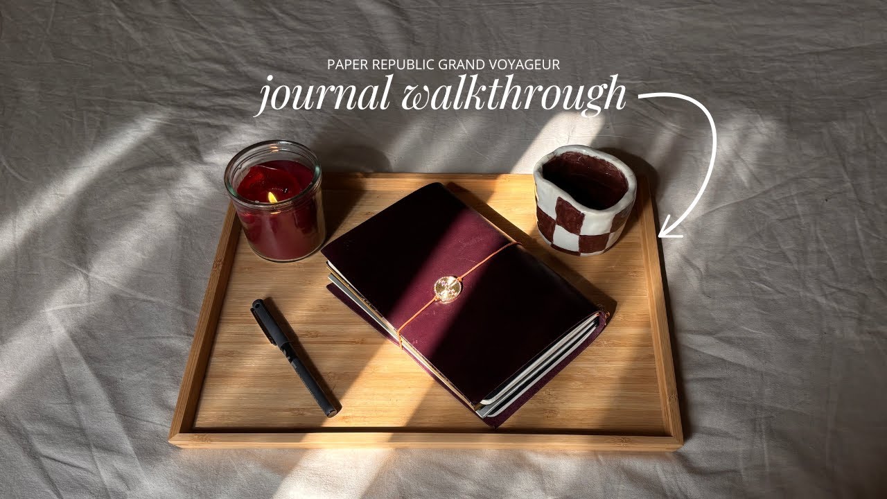 my journal ecosystem | paper republic grand voyageur