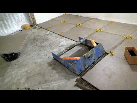 Скоростная укладка плитки!