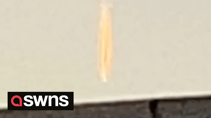 UK boy captures flaming METEOR soaring over his house | SWNS