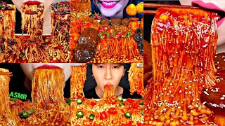 Asmr Spicy Mushrooms mukbang Compilationno Talking 