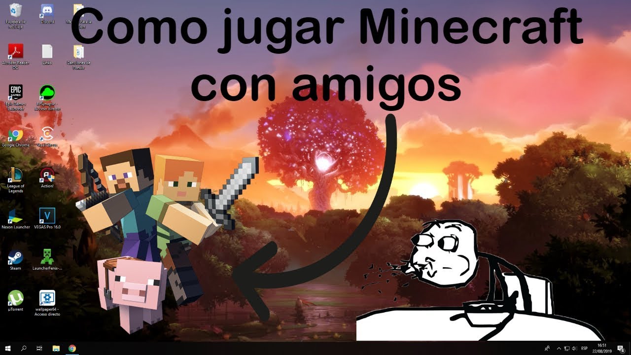 Como Agregar Amigos En Minecraft Pc 2019