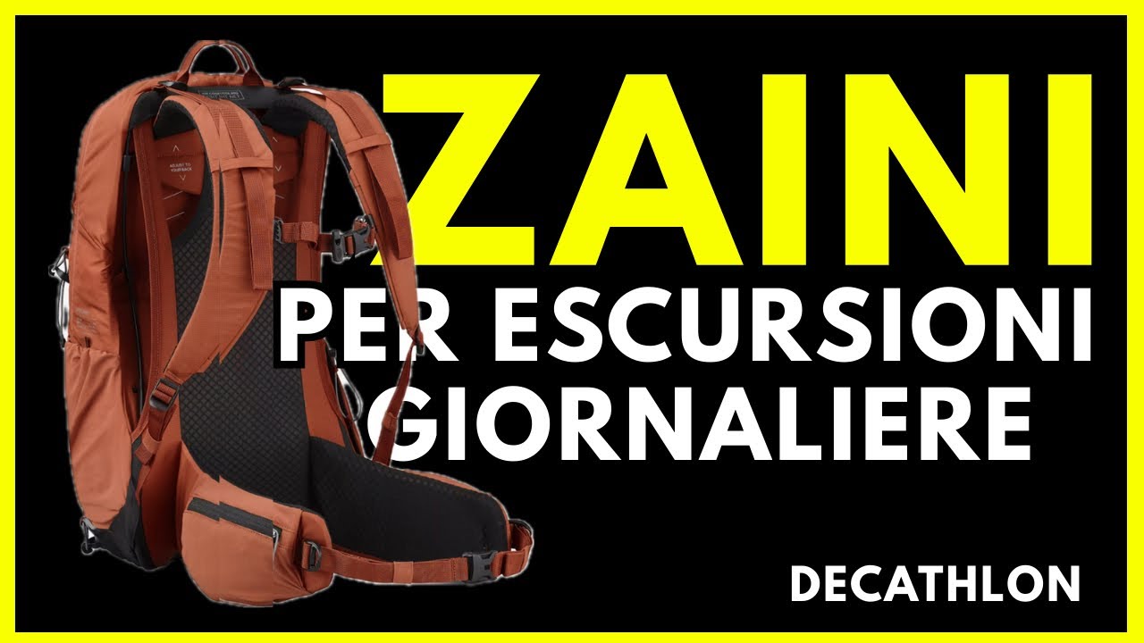 Zaini per escursioni giornaliere in Decathlon